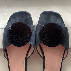 Kate Spade Amateur Pom Slide - Navy
